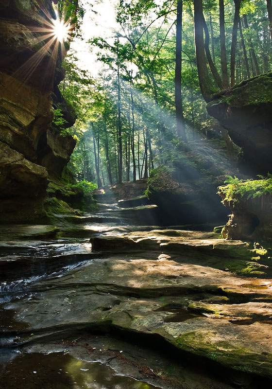 “Rays of Light” | Hocking Hills State Park – Logan, Ohio