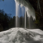 Full Moon Ice Fall Hocking Hills State Park Ohio Full Moon Ice Fall Hocking Hills State Park Ohio