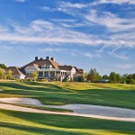 TPC Rivers Bend 18th green Club House TPC Rivers Bend 18th green Club House