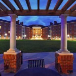 Harrison Hall Pergola Evening View Harrison Hall Pergola Evening View
