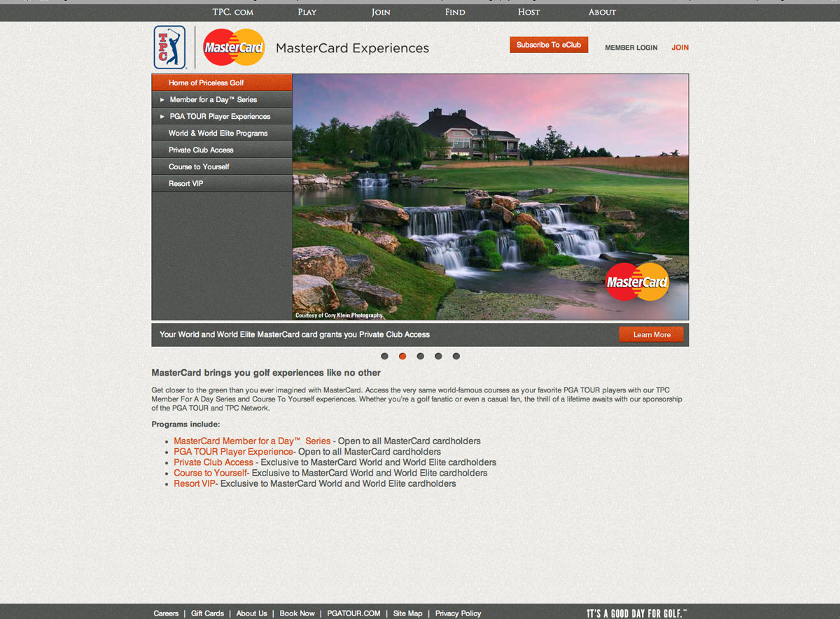 TPC MasterCard Cory Klein Photography