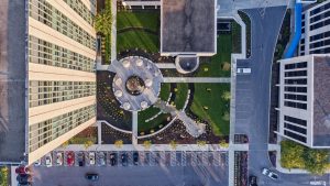 Riverside Methodist Hospital Garden Drone 1