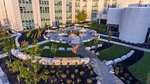 Riverside Methodist Hospital Garden Drone