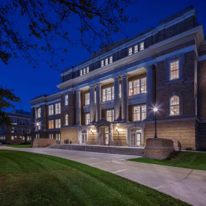 BGSU West Exterior Shift Composite University Hall